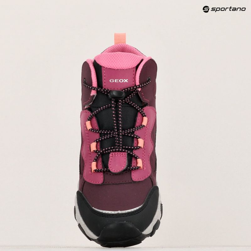 Младежки обувки Geox Magnetar ABX burgundy 17