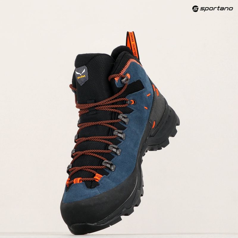 Мъжки ботуши за трекинг Salewa Alp Mate Winter Mid PTX тъмен деним/черно 7