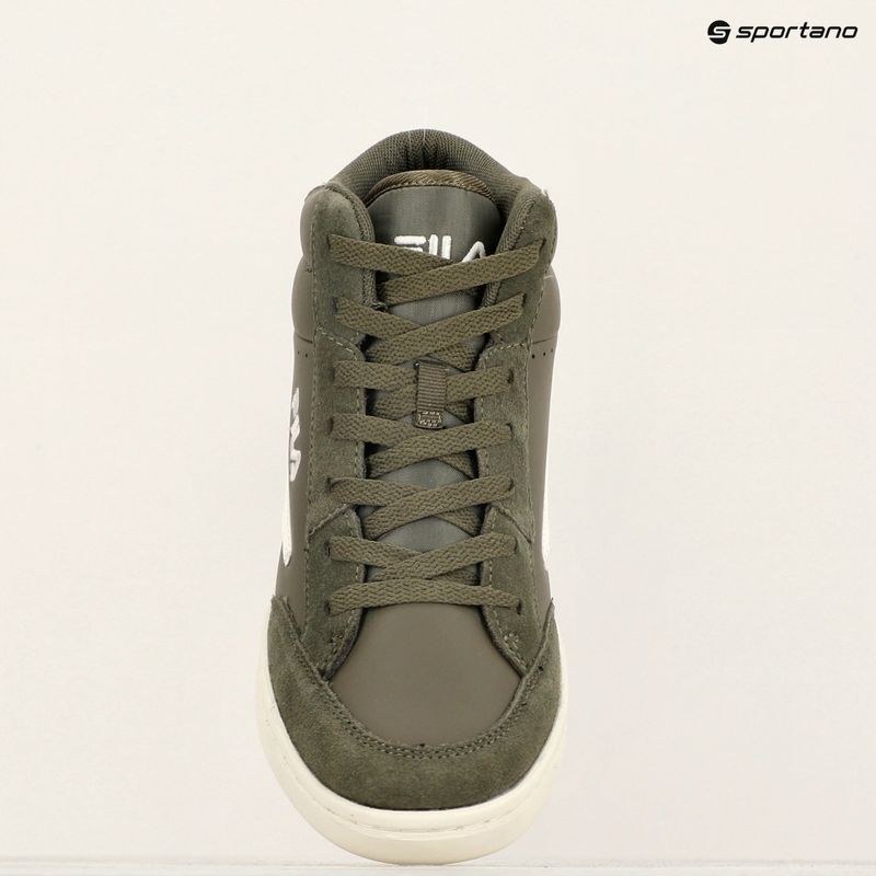 Детски обувки FILA Crew Mid olive night 16