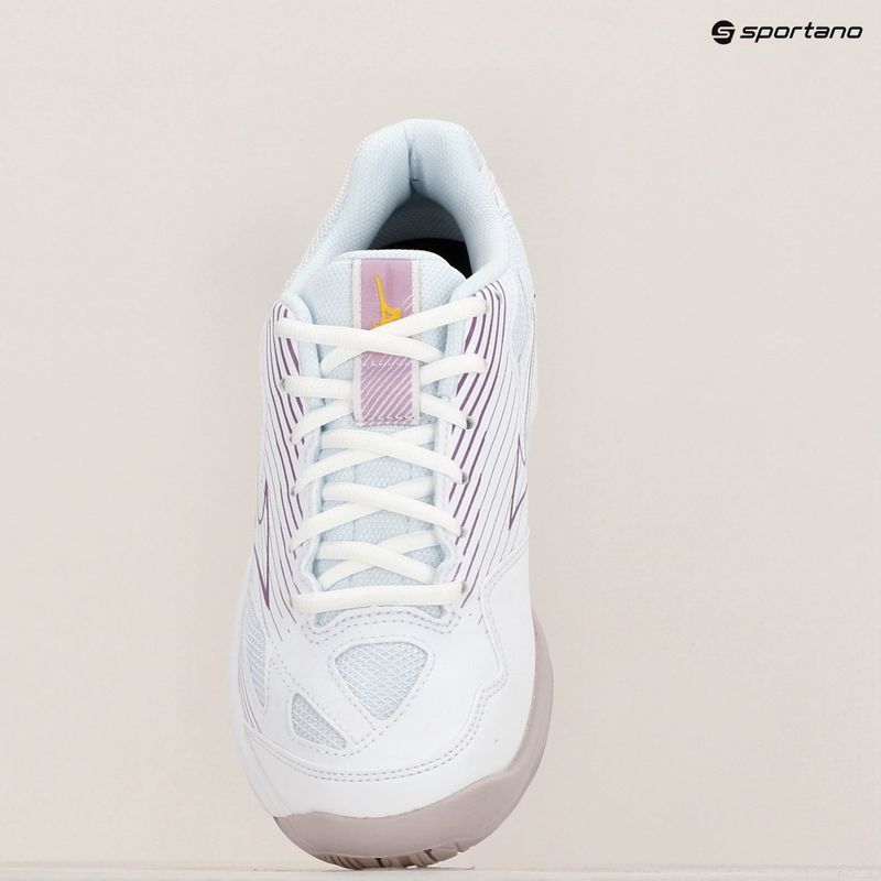 Обувки за волейбол Mizuno Cyclone Speed 4 white/patrician purple/quince 12