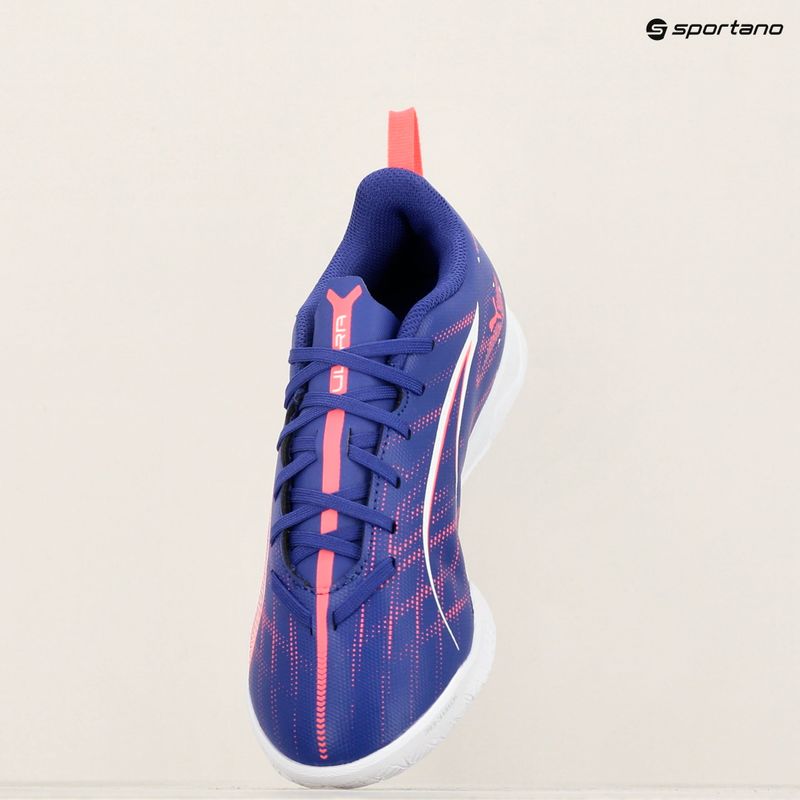 Детски футболни обувки PUMA Ultra 5 Play IT Jr lapis lazuli/puma white/sunset gloe 8