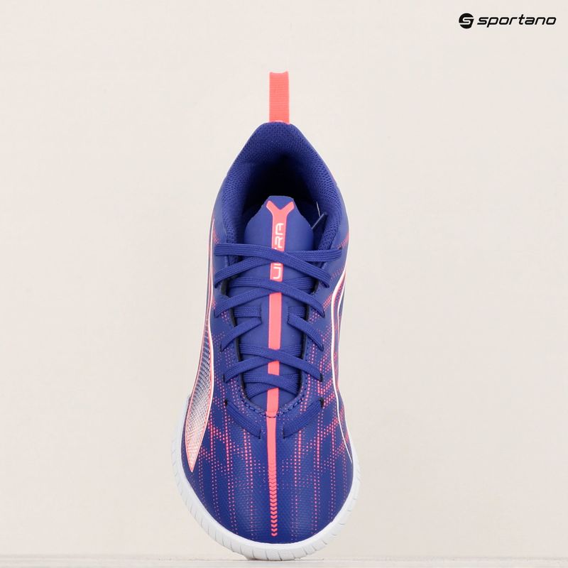 Детски футболни обувки PUMA Ultra 5 Play TT Jr lapis lazuli/puma white/sunset glow 16
