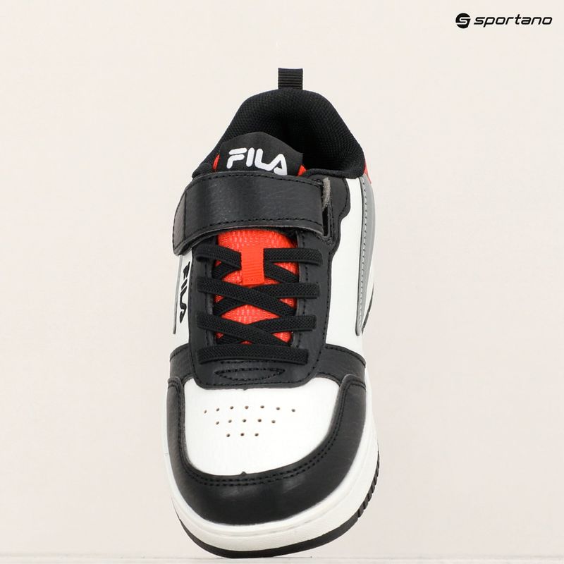 Детски обувки FILA Rega Nf Velcro white/black/fila red 16