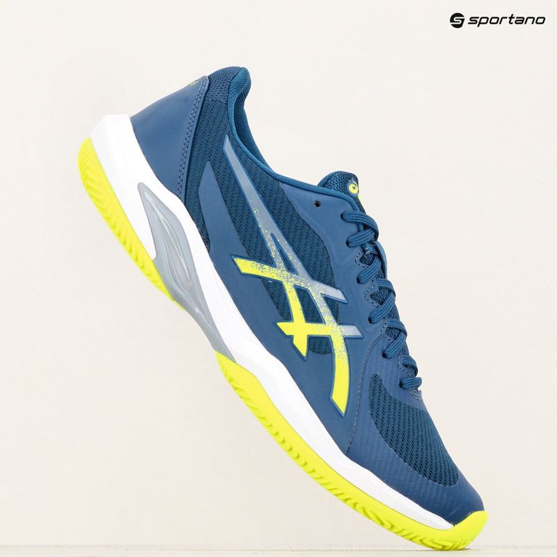 Мъжки обувки за тенис ASICS Solution Swift FF 2 Clay mako blue/safety yellow 16