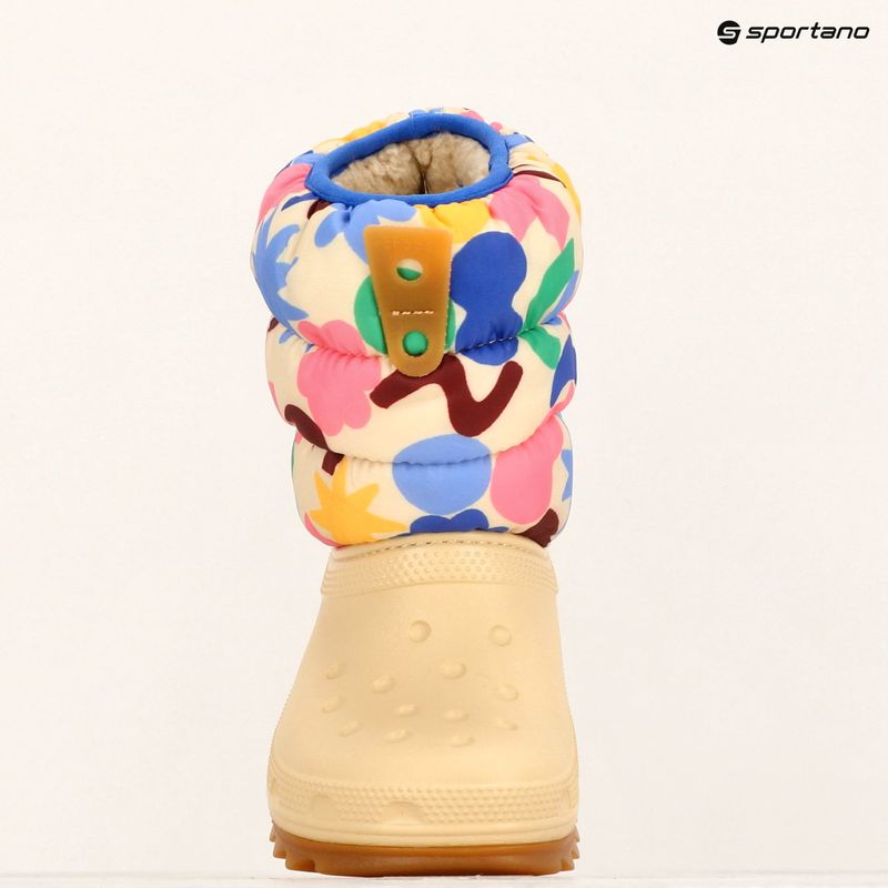 Ботуши за сняг Crocs Classic Neo Puff Geo Shapes Boot Toddler shitake/multi 9