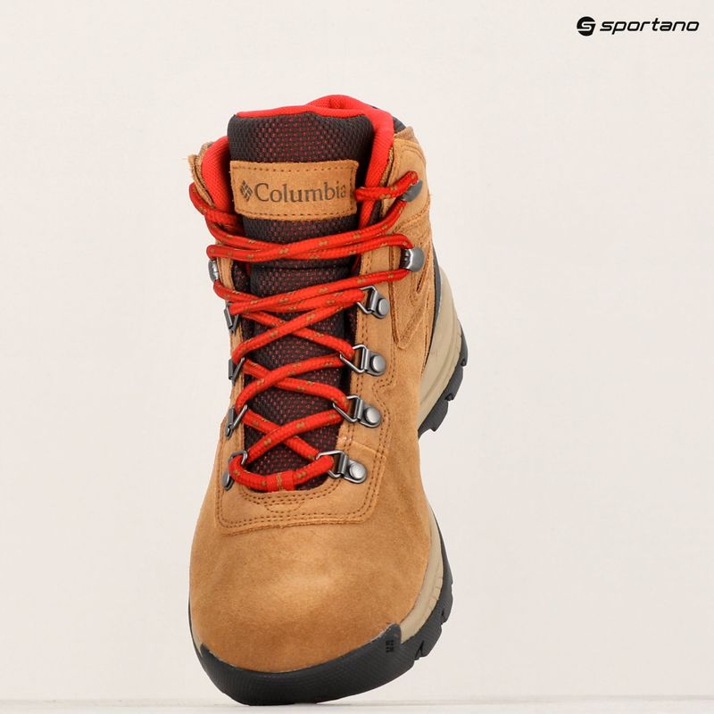 Дамски обувки за трекинг Columbia Newton Ridge Plus WP Amped elk/ mountain red 289 12