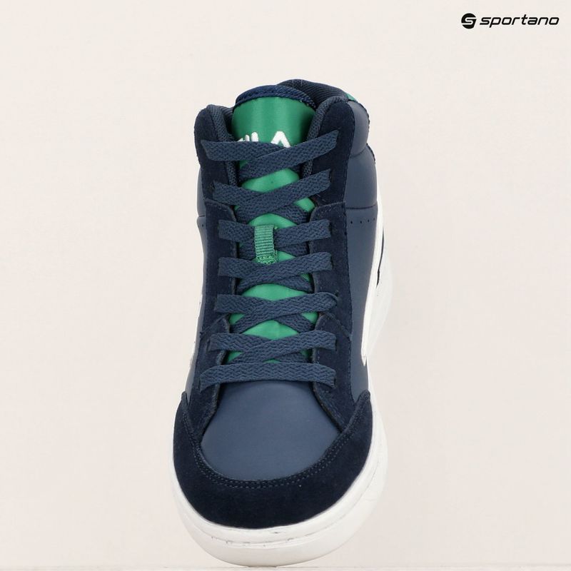 Детски обувки FILA Crew Mid fila navy/verdant green 8