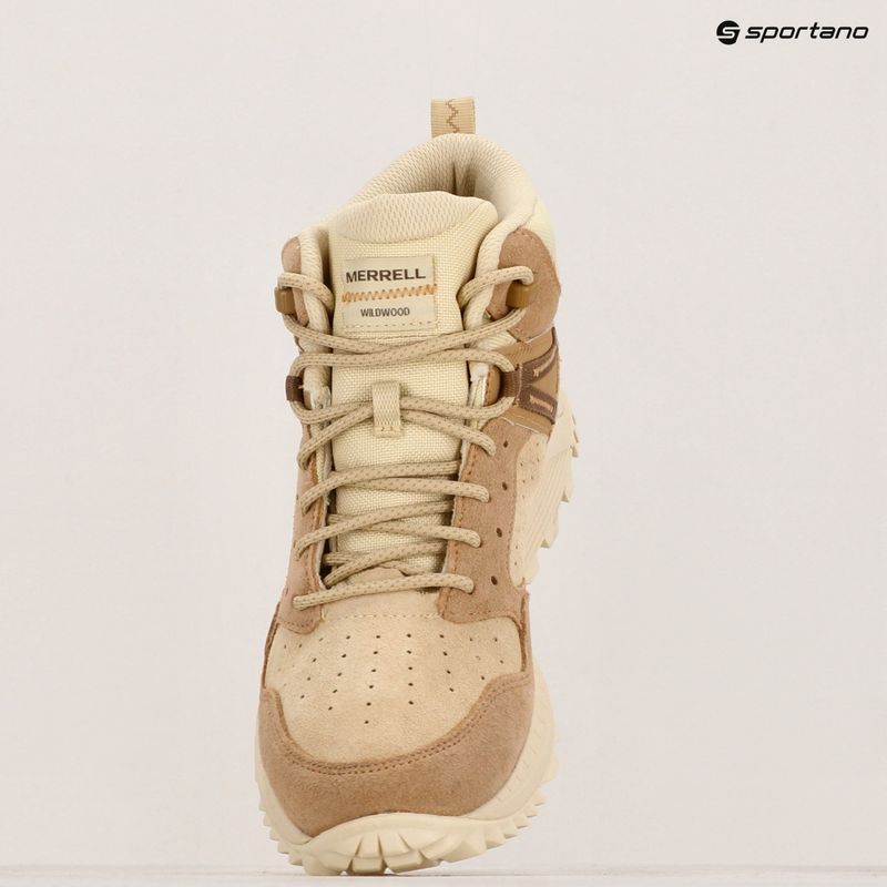 Дамски туристически обувки Merrell Wildwood Mid Ltr Wp tan/reed 9