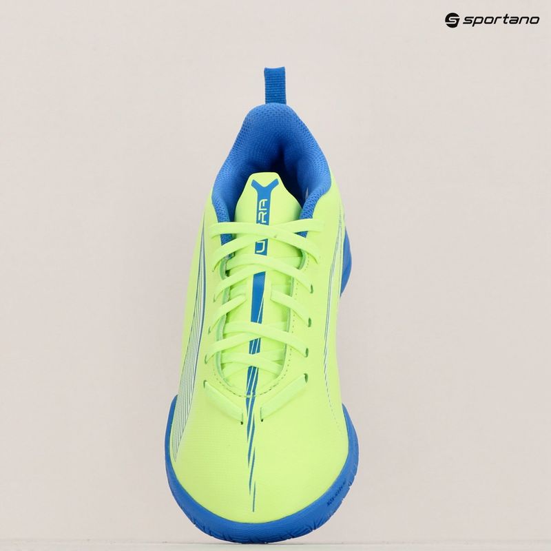 Детски футболни обувки PUMA Ultra 5 Play IT Jr fizzy apple/puma white 10
