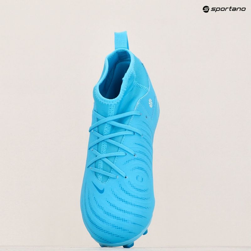 Детски футболни обувки Nike Phantom Luna 2 Academy FG/MG blue fury/white 9