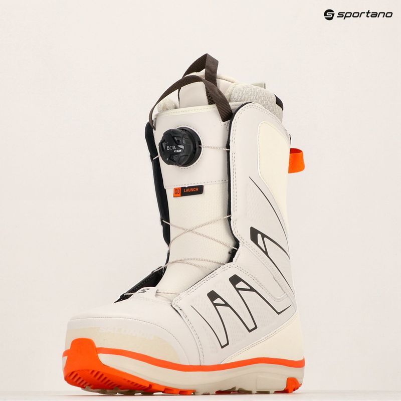 Мъжки обувки за сноуборд Salomon Launch Boa SJ Boa rainy day/birch/vibrant orange 7