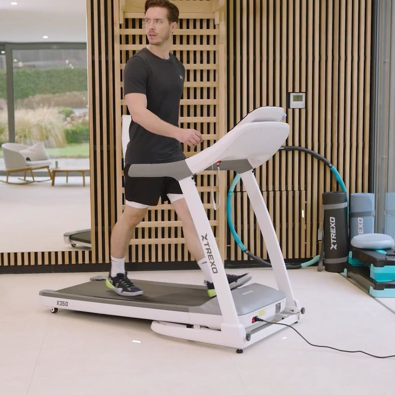 Електрическа пътека за бягане TREXO TXO-X350-W - white 26