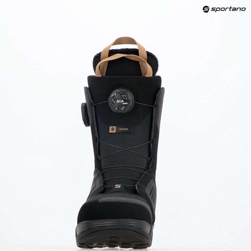 Дамски обувки за сноуборд Salomon Kiana Dual Boa W black/black/sepia tint 7