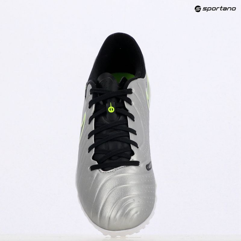 Мъжки футболни обувки Nike Tiempo Legend 10 Academy TF metallic silver/volt/black 9