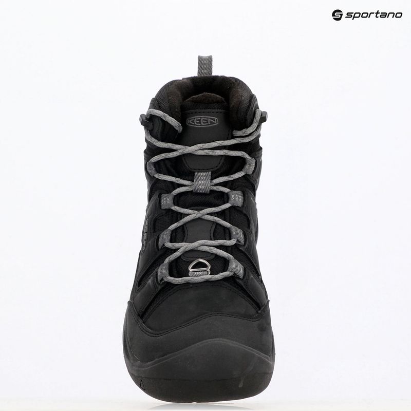 Мъжки туристически обувки KEEN Circadia Mid Polar black/steel grey 14