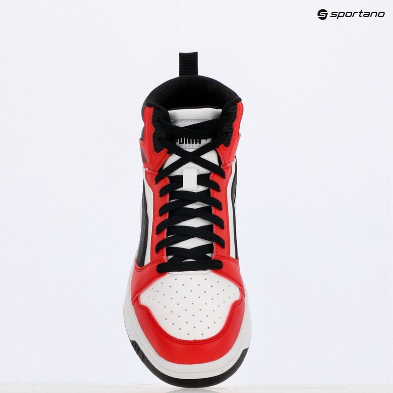 Детски обувки Puma Rebound V6 Mid Jr puma black/strong grey 11