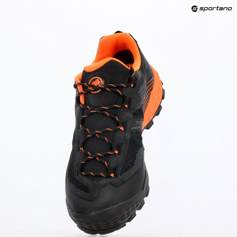 Мъжки обувки за трекинг Mammut Ducan II Low GTX black/ dark tangerine 9