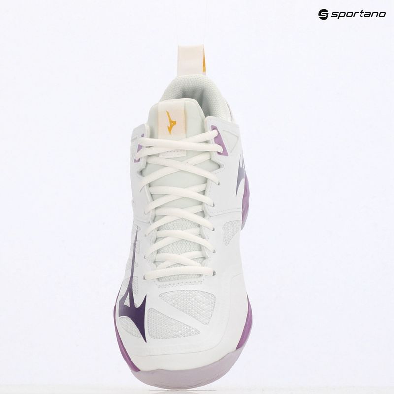 Дамски обувки за волейбол Mizuno Wave Dimension Mid white/patrician purple/quince 9