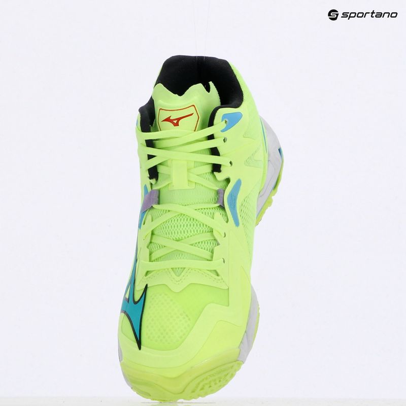 Обувки за волейбол Mizuno Wave Lightning Z8 Mid neo lime/black/splish splash 9