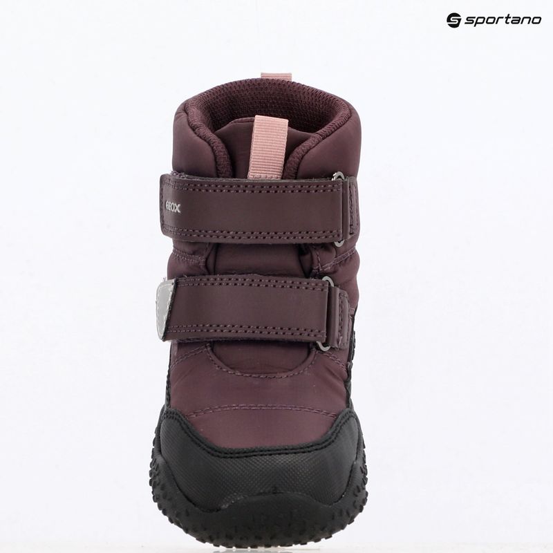 Детски ботуши за сняг Geox Baltic ABX dark burgundy/black 16