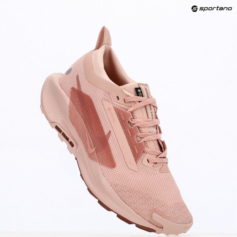 Nike Pegasus Trail 5 GTX дамски обувки за бягане розов оксфорд/ червен звезден прах/ червена сепия 9