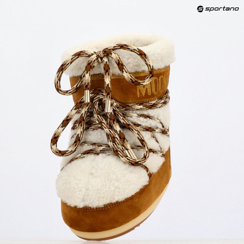 Дамски ботуши за сняг Moon Boot Icon Low Shearling whisky/off white 9