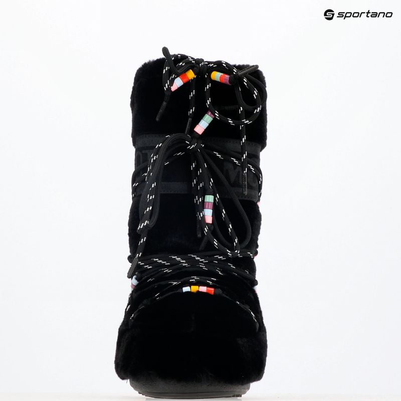 Ботуши за сняг Moon Boot Icon Faux Fur Beads black 9