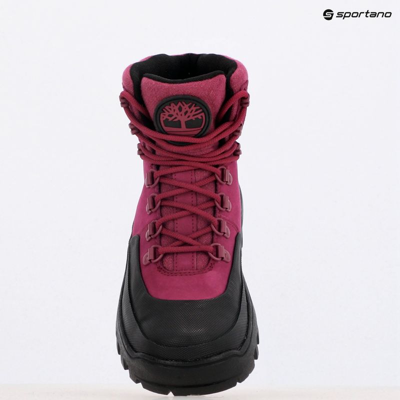 Дамски обувки Timberland Vibram Mid Lace Waterproof Boot dark pink nubuck 9