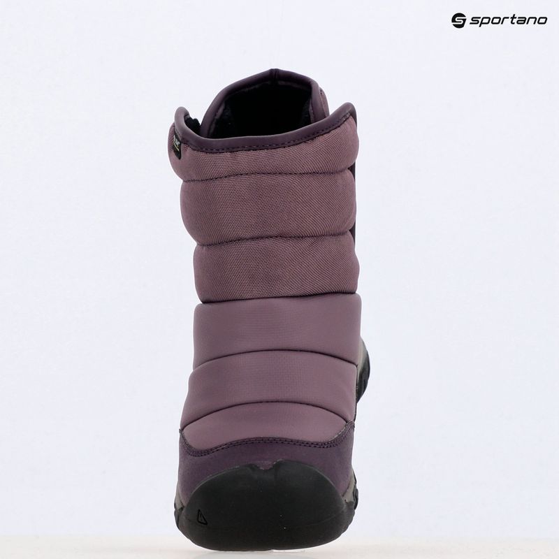 Детски ботуши за сняг KEEN Puffrider WP black plum/daiquiri green 9