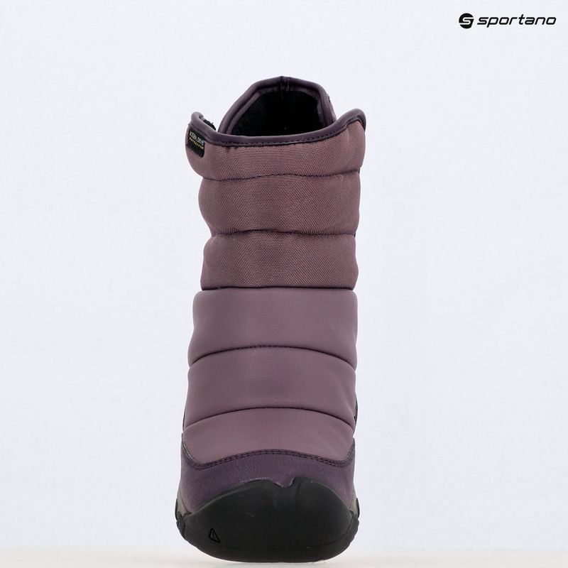 Младежки ботуши за сняг KEEN Puffrider WP black plum/daiquiri green 15