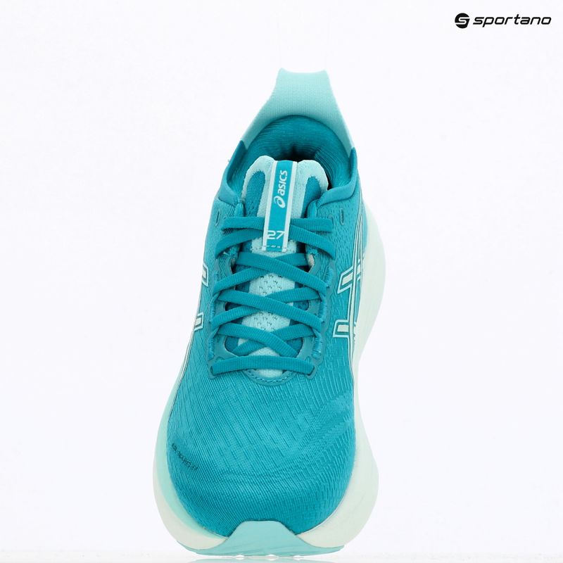 Дамски обувки за бягане ASICS Gel-Nimbus 27 wave teal/illuminate mint 9