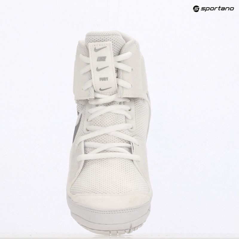 Обувки за борба Nike Fury white / metallic silver 9