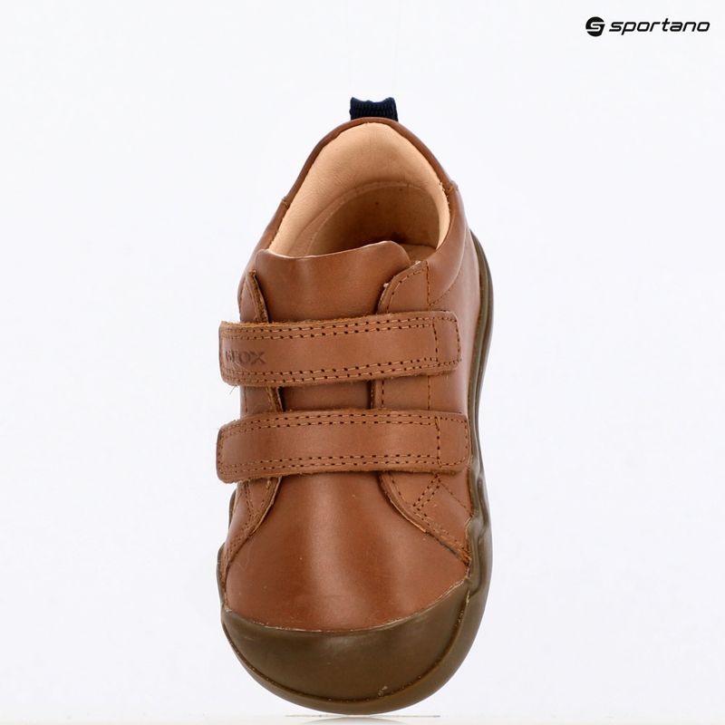 Детски обувки barefoot Geox Steppieup cognac 9