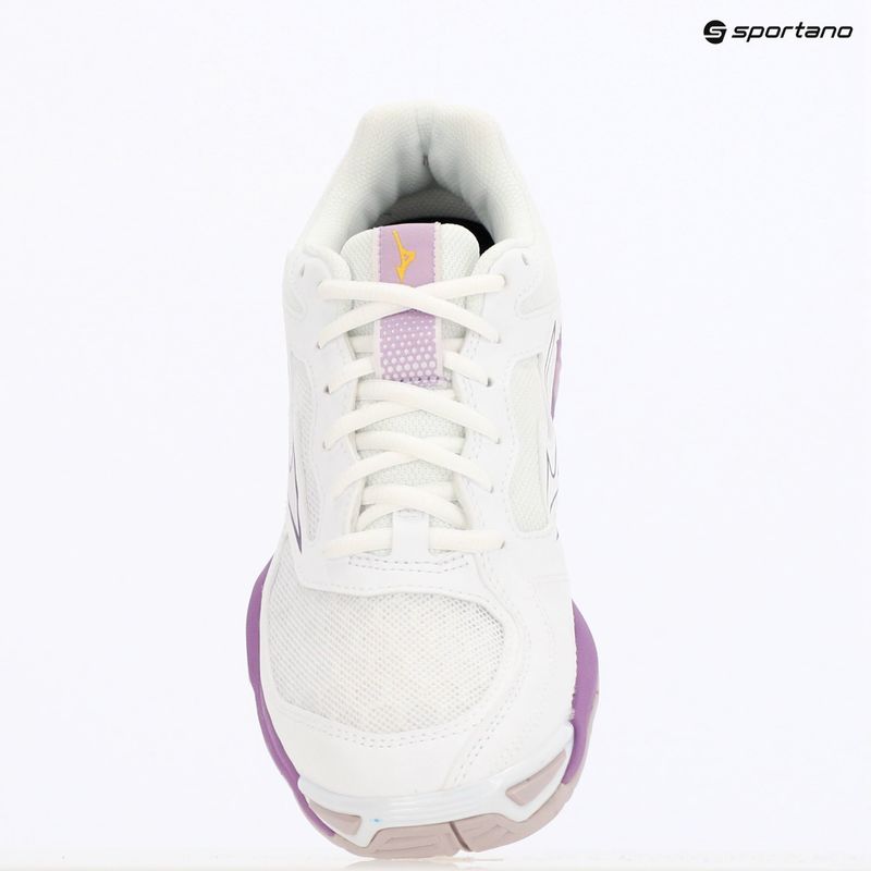 Дамски обувки за хандбал Mizuno Wave Phantom 3 white/patrician purple/quince 9