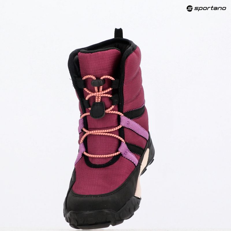Младежки ботуши за сняг Geox Trekkyup ABX dark raspberry/black 9