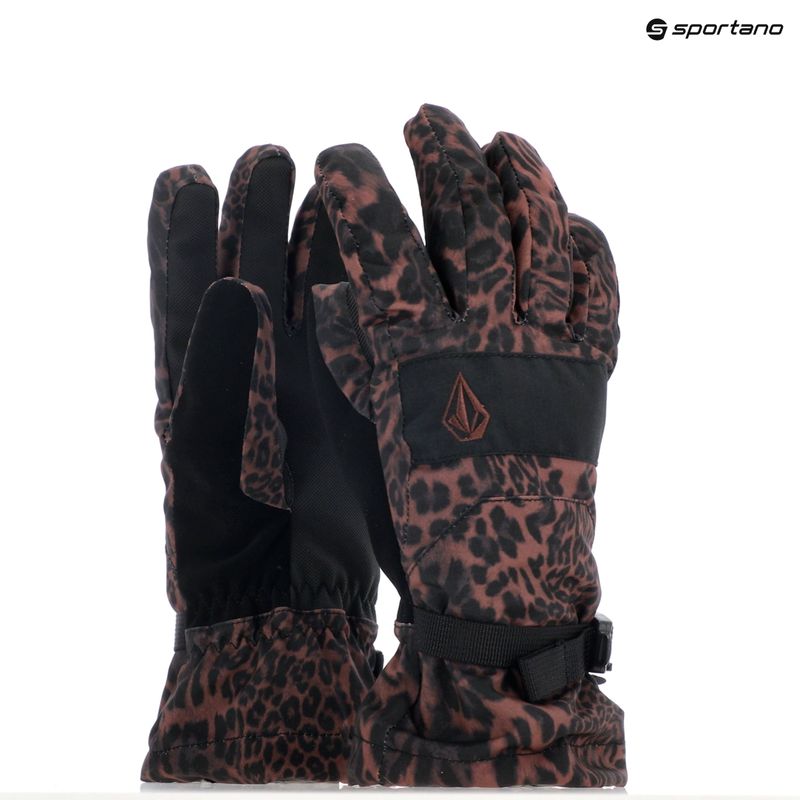 Дамски ръкавици за сноуборд Volcom V.Snow Over Glove leopard 8