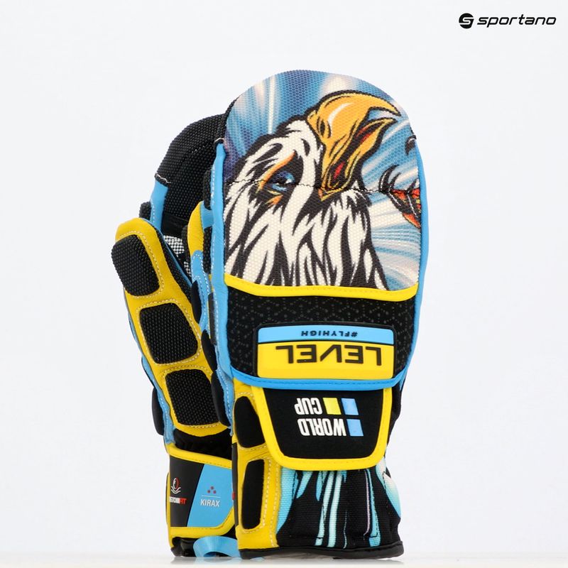 Скиорски ръкавици Level Worldcup CF Mitt yellow/blue 8