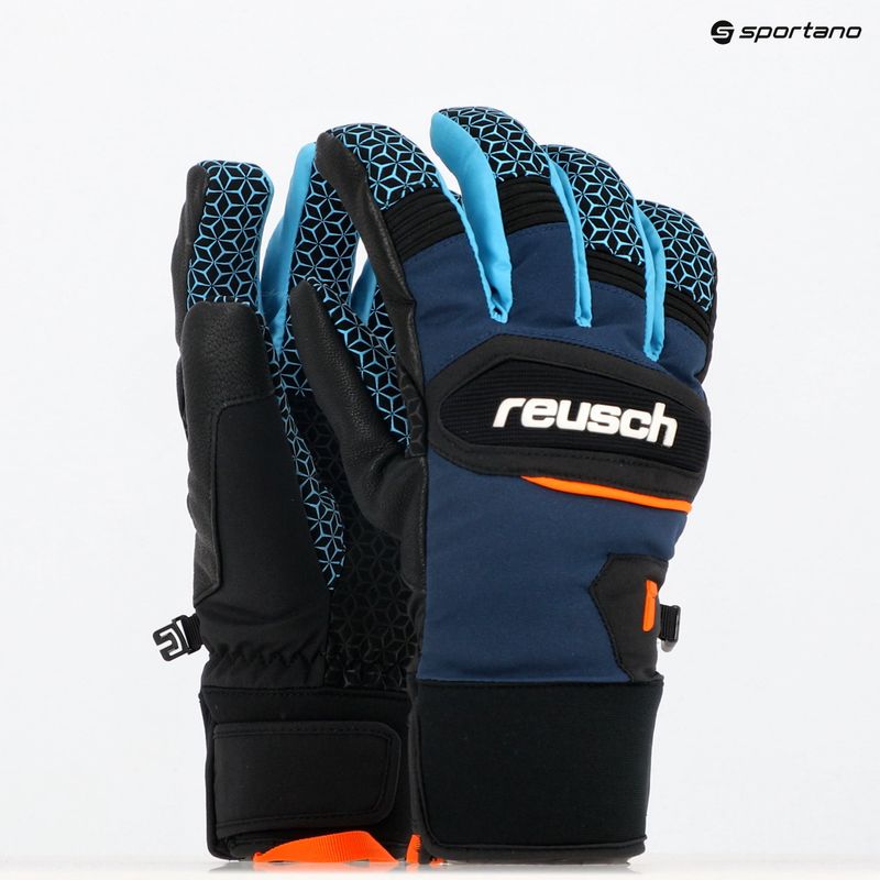 Скиорски ръкавици Reusch Dragon R-Tex XT dress blue/orange popsicl 12