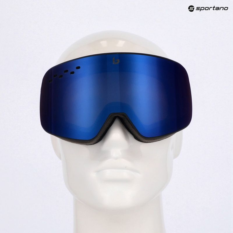 Предпазни ски очила Bollé Nevada black matte/bronze blue 8