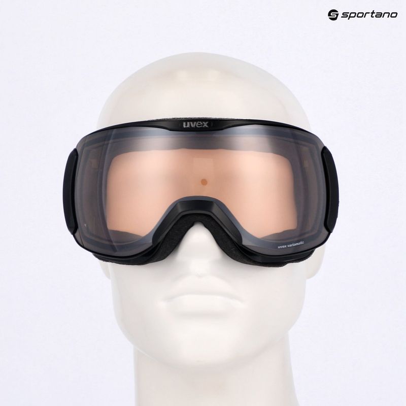 Предпазни ски очила UVEX Downhill 2100 V black shiny/mirror silver clear 7
