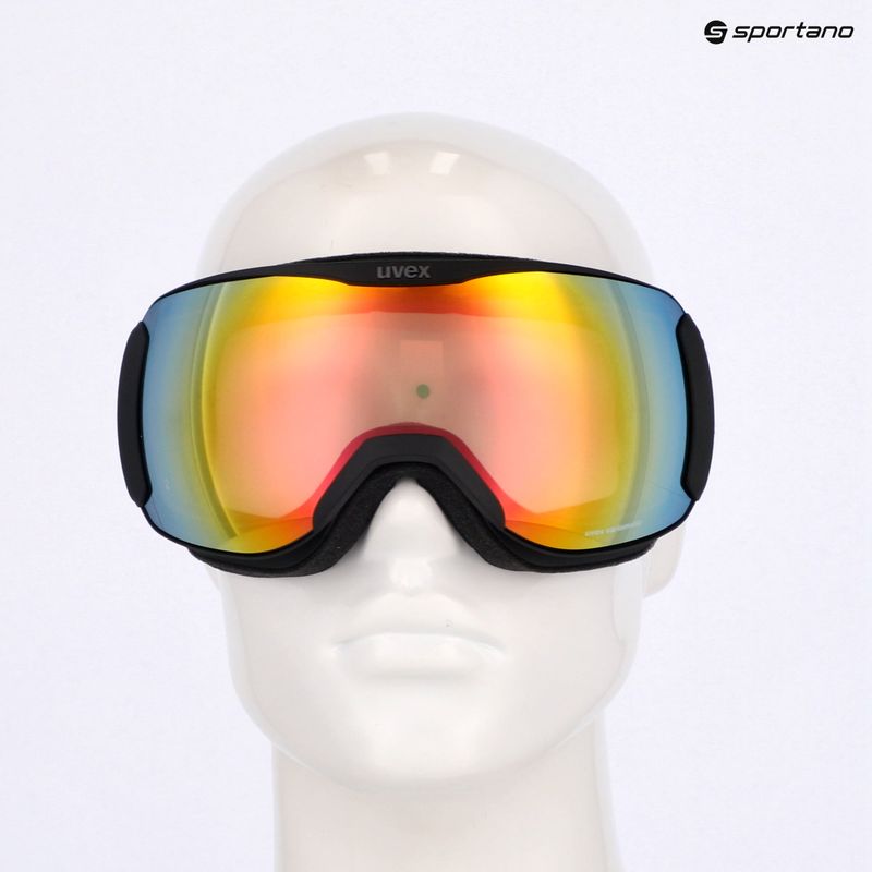 Предпазни ски очила UVEX Downhill 2100 V black matt/mirror rainbow clear 7
