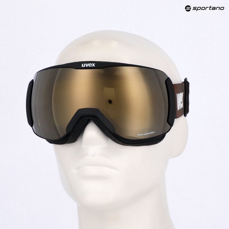 Предпазни ски очила UVEX Downhill 2100 CV black matt/mirror cooper green 7