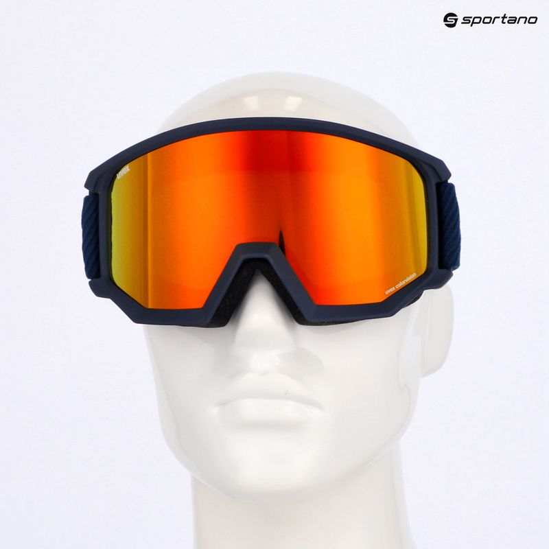 Предпазни ски очила UVEX Athletic CV navy matt/mirror orange green 6