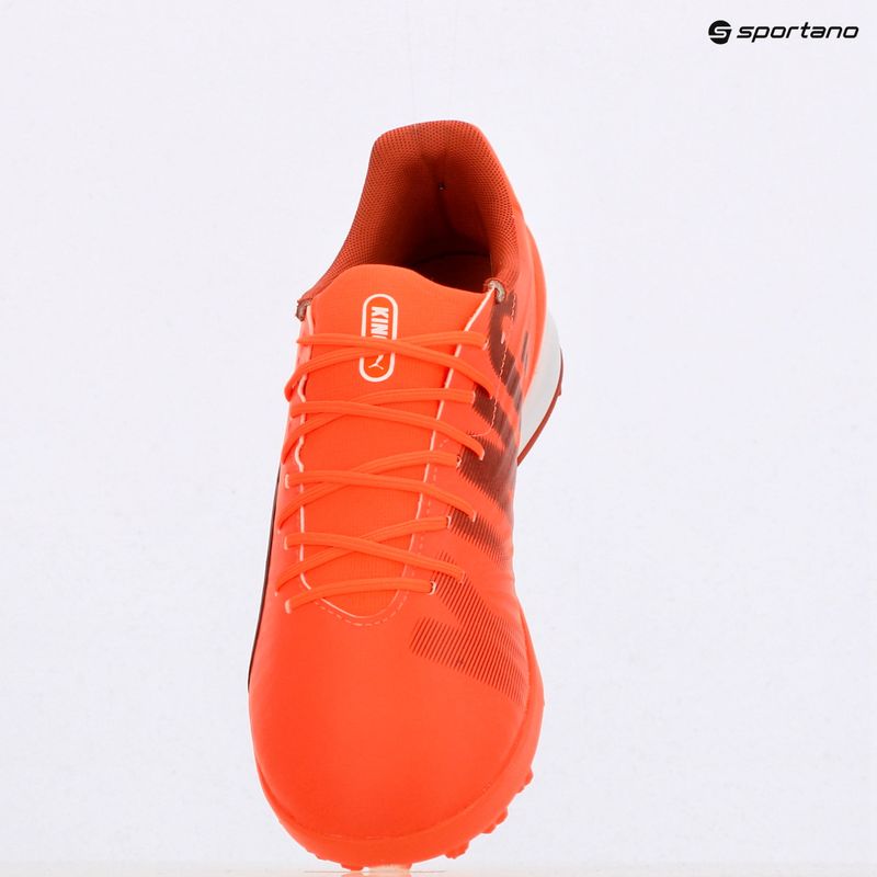 Мъжки футболни обувки PUMA King Match TT glowing red/ puma white/ red fire 9