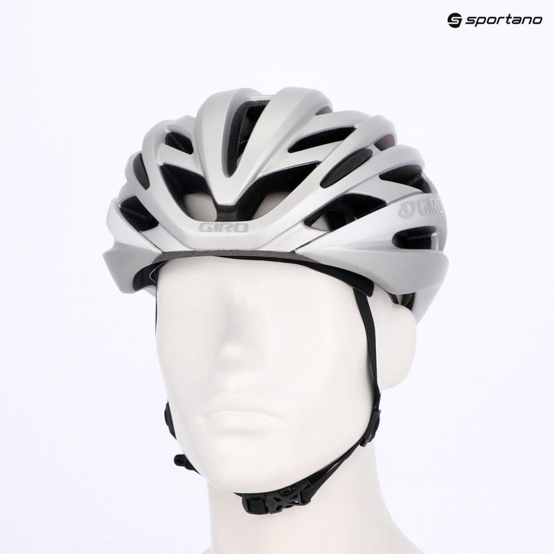 Велосипедна каска Giro Syntax Integrated MIPS matte white/silver 8