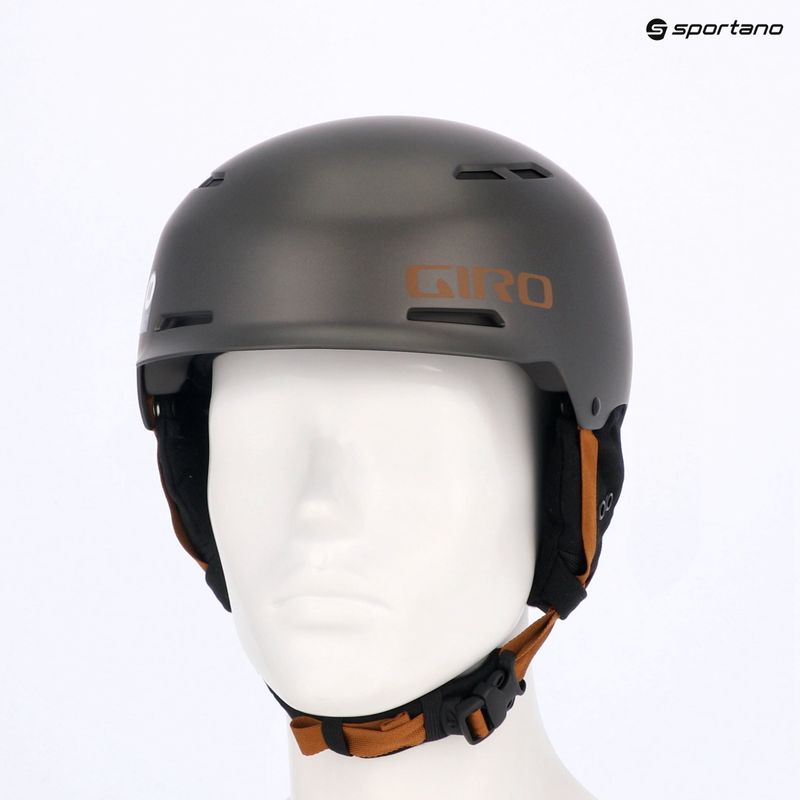 Ски каска Giro Trig Mips metallic coal tan 8