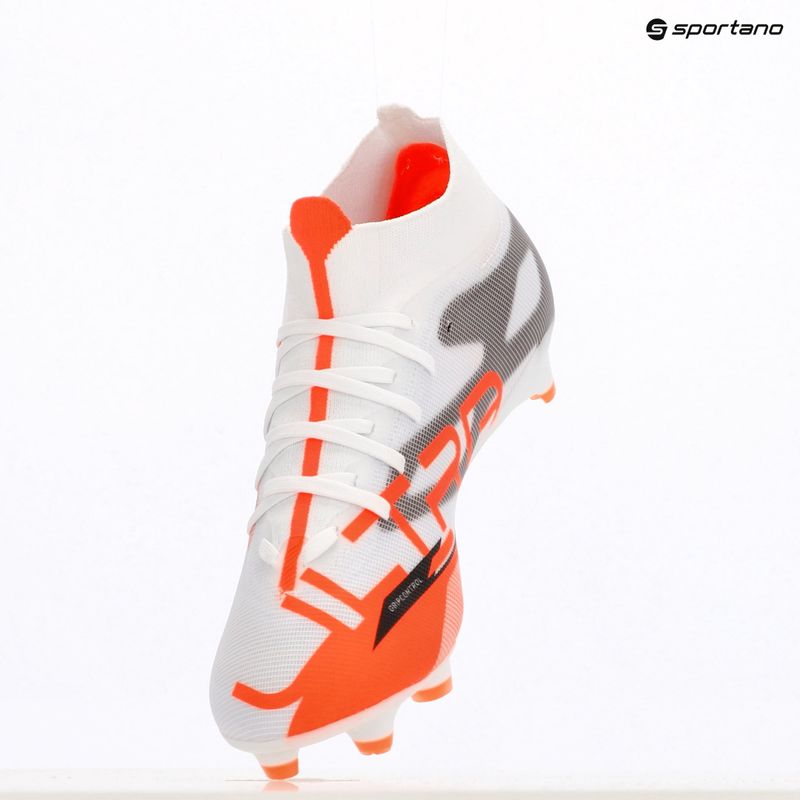 Мъжки футболни обувки PUMA Ultra 5 Match+ FG/AG puma white/puma black/glowing red 9