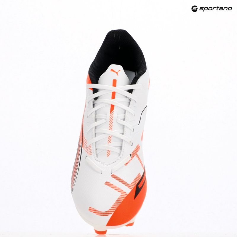 Футболни обувки PUMA Ultra 5 Play FG/AG puma white/puma black/glowing red 9