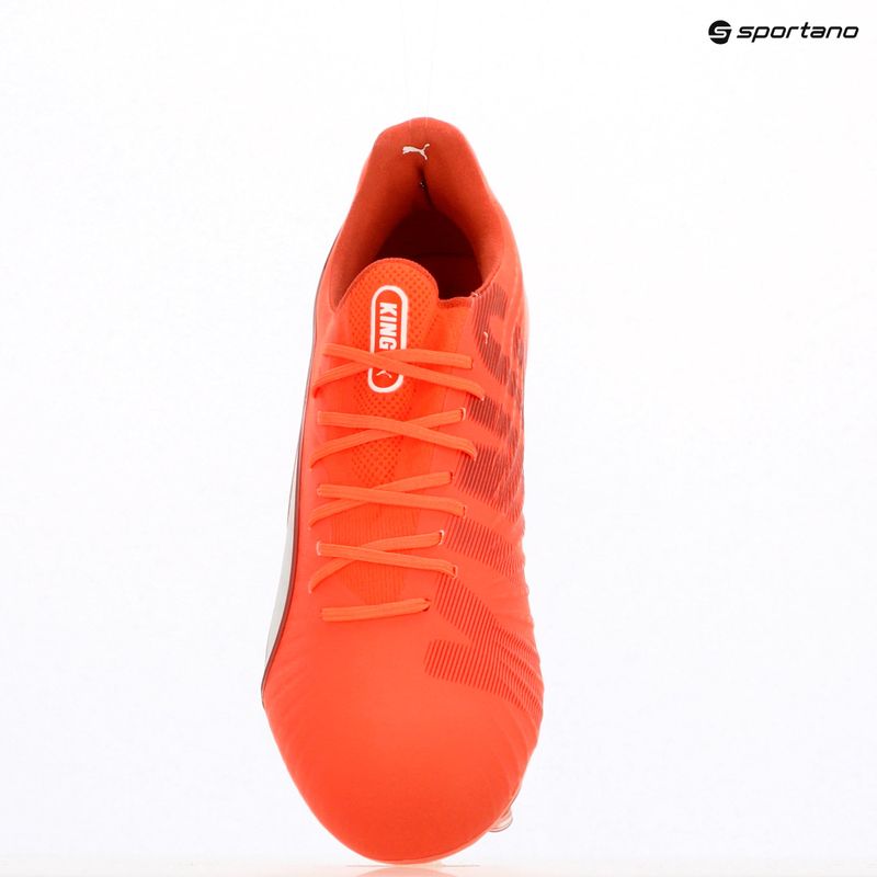 PUMA King Ultimate FG/AG мъжки футболни обувки glowing red/puma white/red fire 9