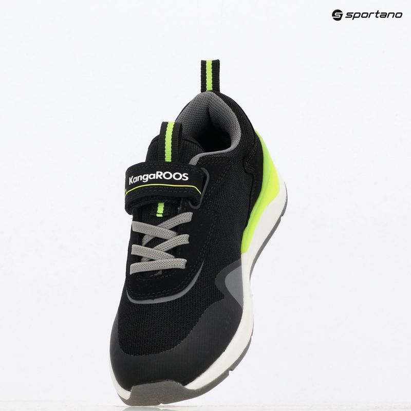 Детски обувки KangaROOS KD-Gym EV  jet black/neon yellow 11
